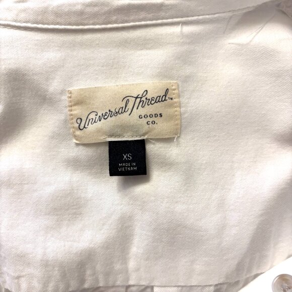 Oversized White Button-Down Shirt Dress S - Picture 12 of 12